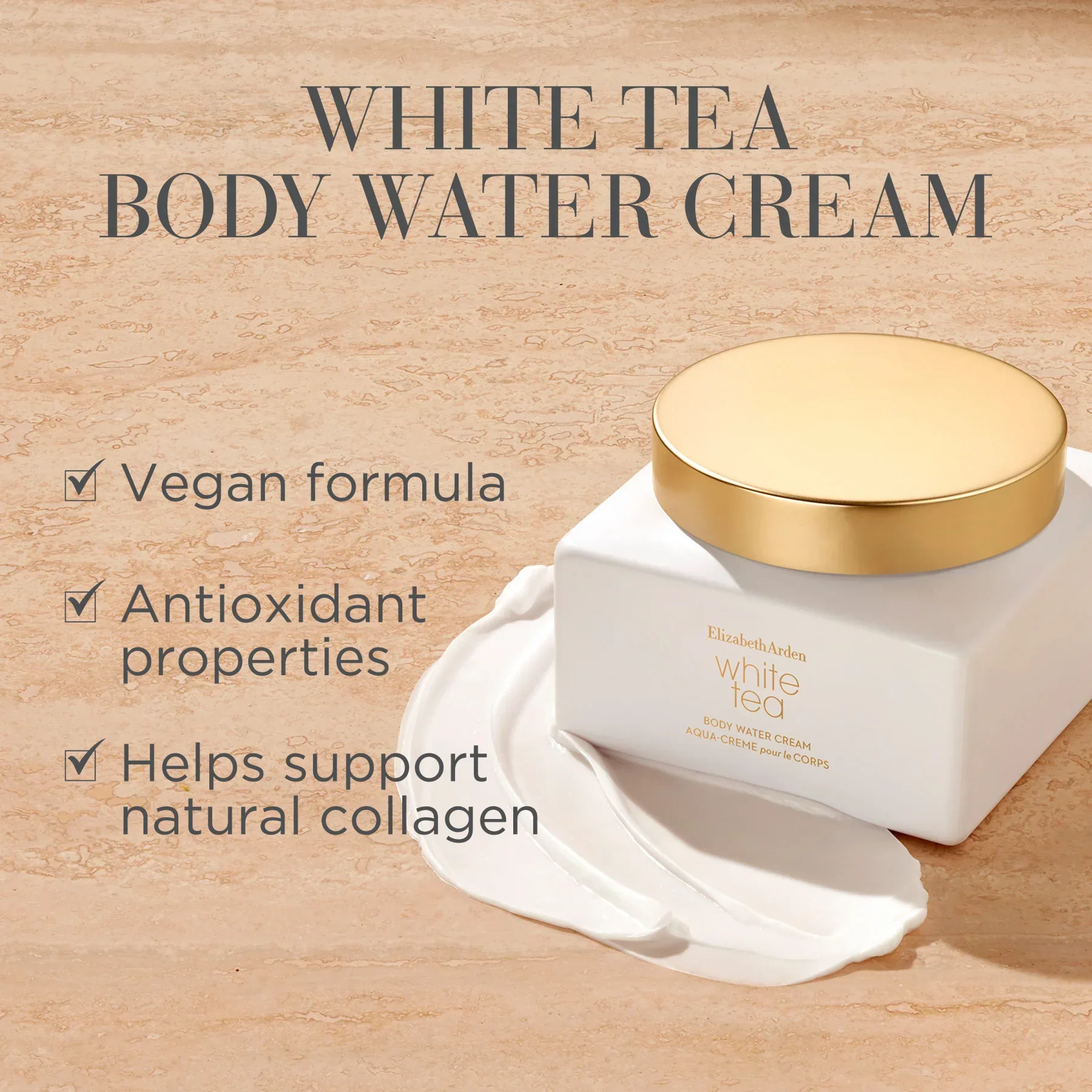 אליזבת ארדן WHITE TEA קרם גוף קליל 225 מ"ל - Image 4