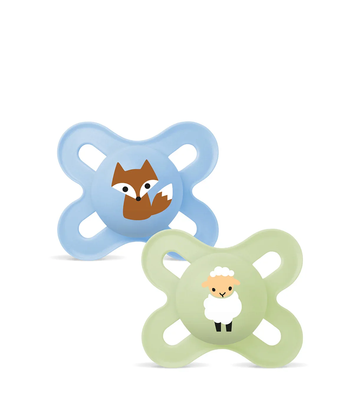 מאמ זוג מוצצים 0-2 סיליקון טבע MAM START