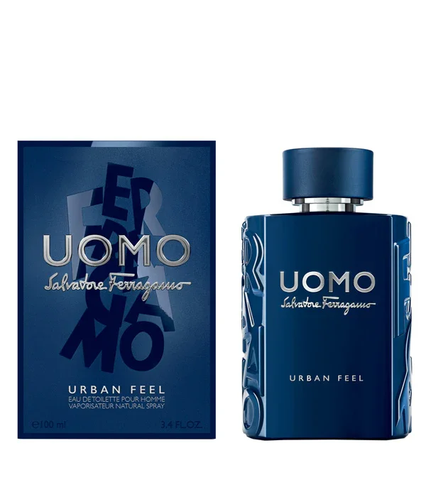 פראגמו בושם לגבר UOMO URBAN FEEL א.ד.ט 100 מ"ל - Image 2