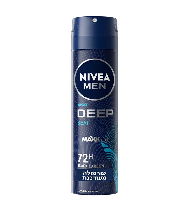 ניוואה MEN דאודורנט ספריי DEEP BEAT לגבר