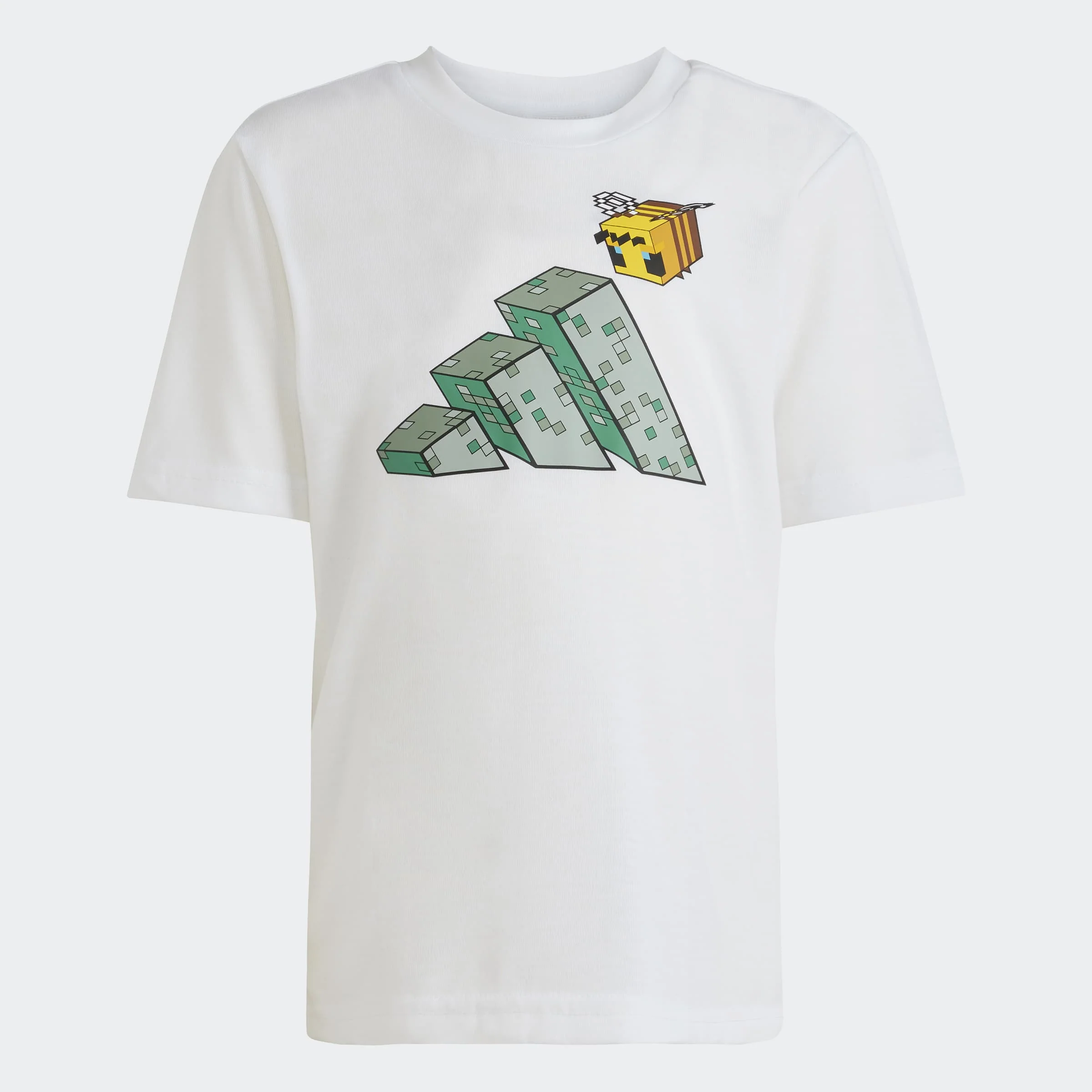 אדידס סט חולצה קצרה ומכנסיים קצרים MINECRAFT לילדים - Image 7